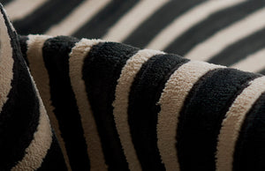 Momeni Xander XAN-2 Machine Made Contemporary Geometric Indoor Area Rug Black 9'3" x 12'6" XANDEXAN-2BLK93C6