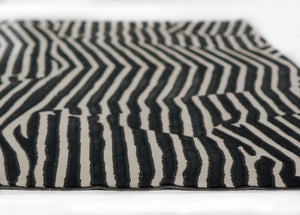 Momeni Xander XAN-2 Machine Made Contemporary Geometric Indoor Area Rug Black 9'3" x 12'6" XANDEXAN-2BLK93C6