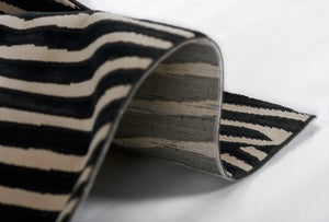 Momeni Xander XAN-2 Machine Made Contemporary Geometric Indoor Area Rug Black 9'3" x 12'6" XANDEXAN-2BLK93C6