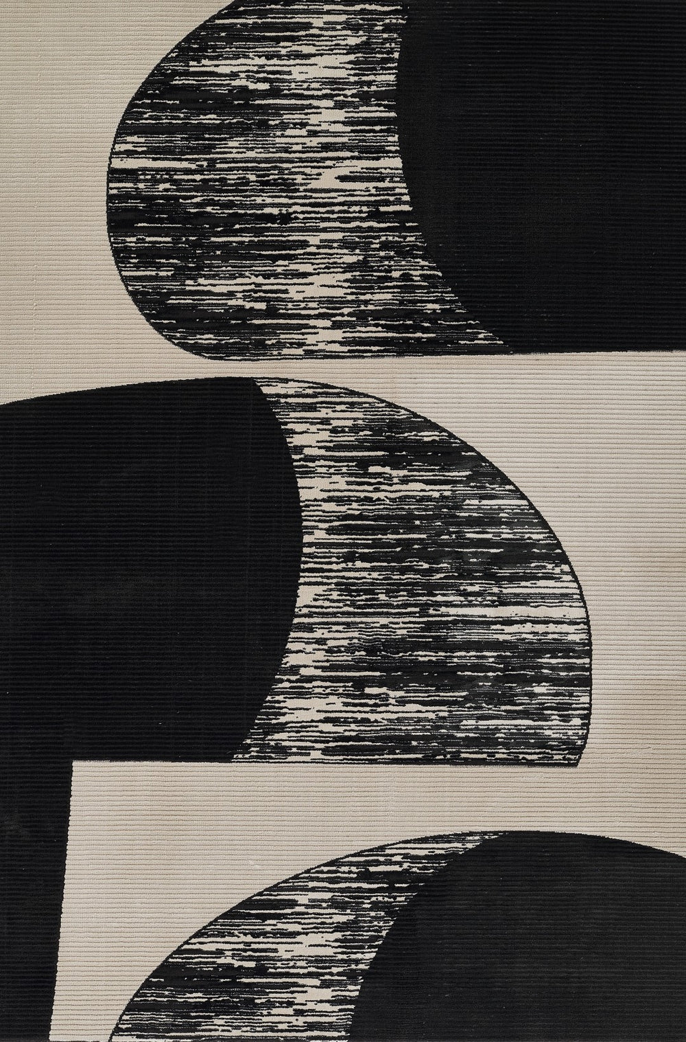 Momeni Xander XAN-3 Machine Made Contemporary Geometric Indoor Area Rug Ivory 9'3" x 12'6" XANDEXAN-3IVY93C6