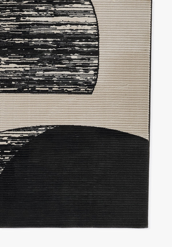 Momeni Xander XAN-3 Machine Made Contemporary Geometric Indoor Area Rug Ivory 9'3" x 12'6" XANDEXAN-3IVY93C6