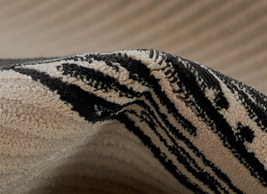 Momeni Xander XAN-3 Machine Made Contemporary Geometric Indoor Area Rug Ivory 9'3" x 12'6" XANDEXAN-3IVY93C6