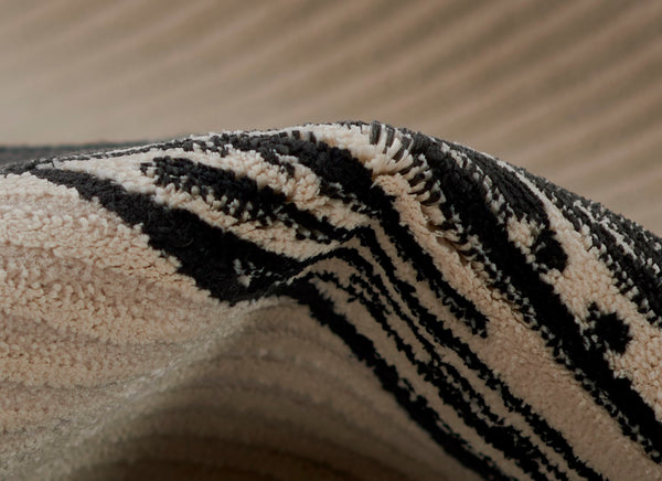 Momeni Xander XAN-3 Machine Made Contemporary Geometric Indoor Area Rug Ivory 9'3" x 12'6" XANDEXAN-3IVY93C6