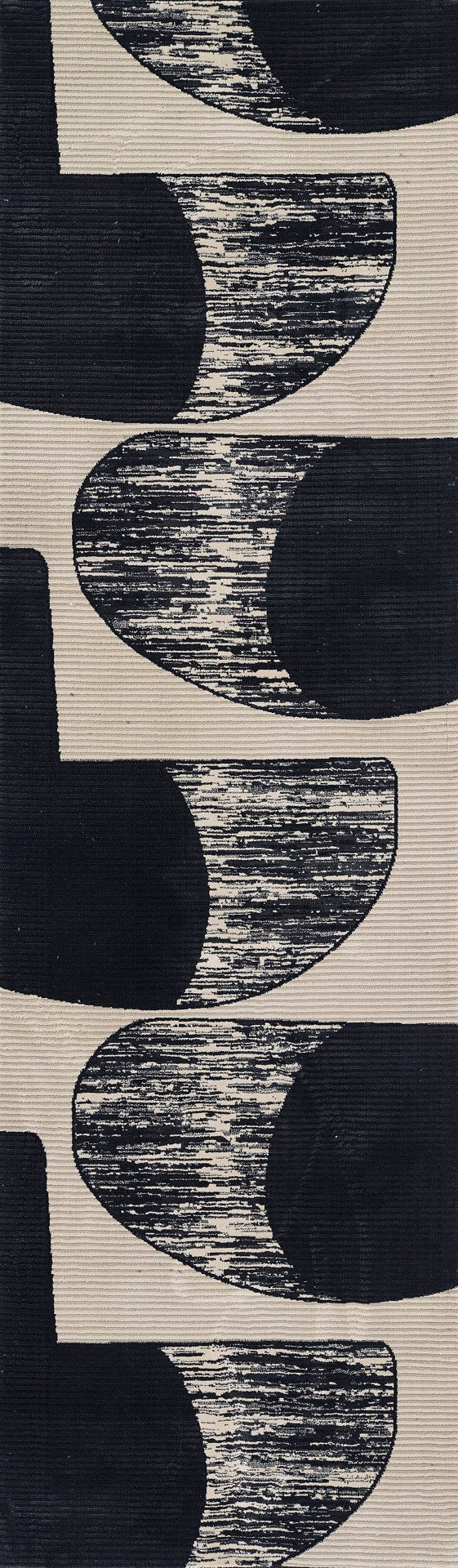 Momeni Xander XAN-3 Machine Made Contemporary Geometric Indoor Area Rug Ivory 9'3" x 12'6" XANDEXAN-3IVY93C6