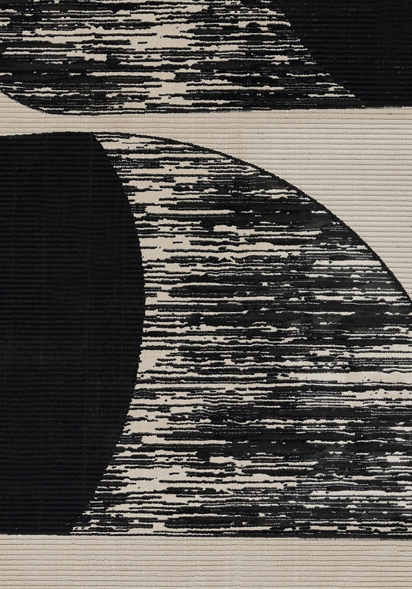 Momeni Xander XAN-3 Machine Made Contemporary Geometric Indoor Area Rug Ivory 9'3" x 12'6" XANDEXAN-3IVY93C6