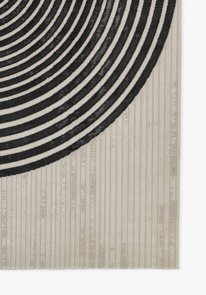 Momeni Xander XAN-5 Machine Made Contemporary Geometric Indoor Area Rug Ivory 9'3" x 12'6" XANDEXAN-5IVY93C6