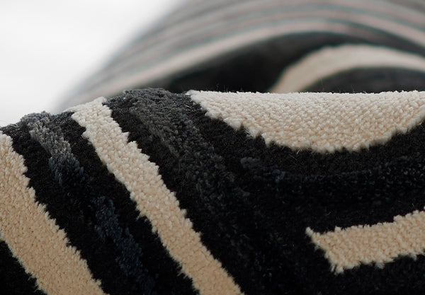 Momeni Xander XAN-5 Machine Made Contemporary Geometric Indoor Area Rug Ivory 9'3" x 12'6" XANDEXAN-5IVY93C6