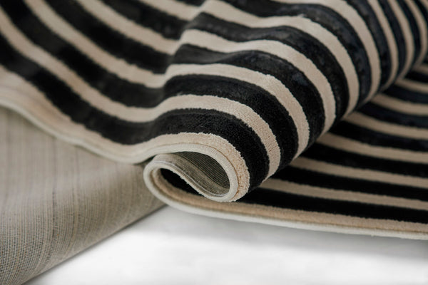 Momeni Xander XAN-5 Machine Made Contemporary Geometric Indoor Area Rug Ivory 9'3" x 12'6" XANDEXAN-5IVY93C6