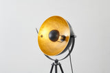 Bethel Black Floor Lamp in Metal