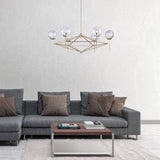 Bethel Gold Chandelier in Iron