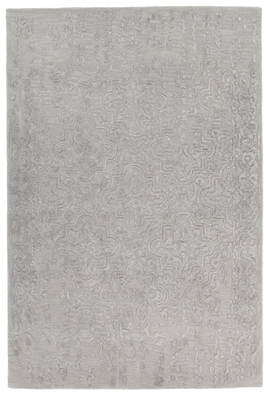 Chandra Rugs Xia 70% Wool + 30% Viscose Hand-Tufted Contemporary Rug Grey 9' x 13'