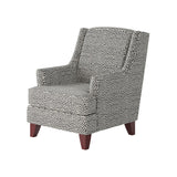 Fusion 260-C Transitional Accent Chair 260-C Faux Skin Carbon Accent Chair