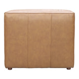 Moe's Home Form Slipper Chair Sonoran Tan Leather XQ-1002-40