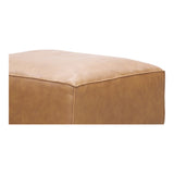 Moe's Home Form Ottoman Sonoran Tan Leather XQ-1003-40