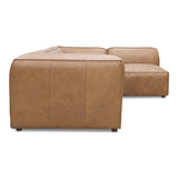 Moe's Home Form Signature Modular Sectional Sonoran Tan Leather XQ-1004-40