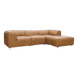 Moe's Home Form Lounge Modular Sectional Sonoran Tan Leather XQ-1005-40