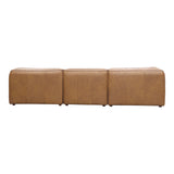 Moe's Home Form Lounge Modular Sectional Sonoran Tan Leather XQ-1005-40