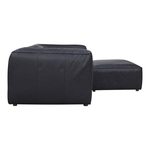 Moe's Home Form Nook Modular Sectional Vantage Black Leather XQ-1006-02