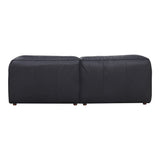 Moe's Home Form Nook Modular Sectional Vantage Black Leather XQ-1006-02