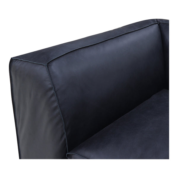 Moe's Home Form Nook Modular Sectional Vantage Black Leather XQ-1006-02
