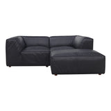 Moe's Home Form Nook Modular Sectional Vantage Black Leather XQ-1006-02