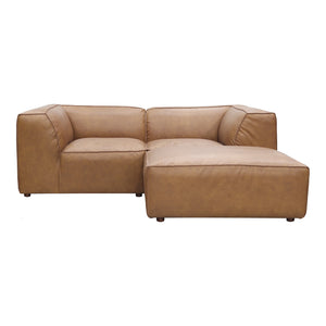 Moe's Home Form Nook Modular Sectional Sonoran Tan Leather XQ-1006-40