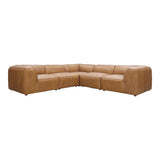 Moe's Home Form Dream Modular Sectional Sonoran Tan Leather XQ-1008-40