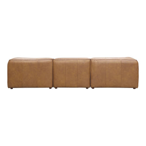 Moe's Home Form Dream Modular Sectional Sonoran Tan Leather XQ-1008-40