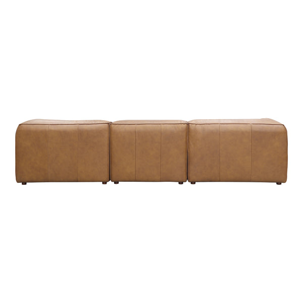 Moe's Home Form Dream Modular Sectional Sonoran Tan Leather XQ-1008-40