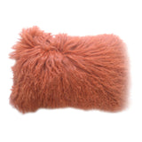 Moe's Home Lamb Fur Pillow Rect. Orange XU-1001-12