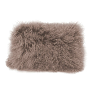 Moe's Home Lamb Fur Pillow Rect. Grey XU-1001-29