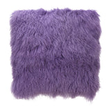 Moe's Home Lamb Fur Pillow Large Purple