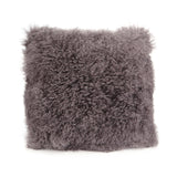 Moe's Home Lamb Fur Pillow Large Grey