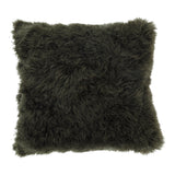 Moe's Home Cashmere Fur Pillow Forest