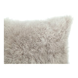 Moe's Home Cashmere Fur Pillow Light Grey