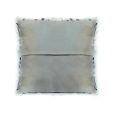 Moe's Home Spotted Goat Fur Pillow Light Grey