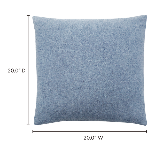 Moe's Home Prairie Pillow Stafford Blue XU-1025-45