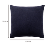 Moe's Home Prairie Pillow Rustic Navy XU-1025-46