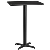 EE1131 Contemporary Commercial Grade Restaurant Dining Table and Bases - Bar Height [Single Unit]