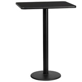 EE1134 Contemporary Commercial Grade Restaurant Dining Table and Bases - Bar Height [Single Unit]