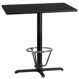 EE1138 Contemporary Commercial Grade Restaurant Dining Table and Bases - Bar Height [Single Unit]