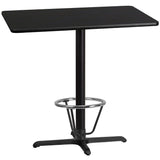 EE1154 Contemporary Commercial Grade Restaurant Dining Table and Bases - Bar Height [Single Unit]