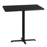 EE1153 Contemporary Commercial Grade Restaurant Dining Table and Bases - Bar Height [Single Unit]