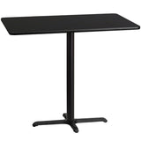 EE1161 Contemporary Commercial Grade Restaurant Dining Table and Bases - Bar Height [Single Unit]