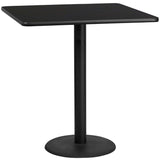 EE1183 Contemporary Commercial Grade Restaurant Dining Table and Bases - Bar Height [Single Unit]