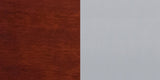 English Elm EE1204 Traditional Commercial Grade Metal Restaurant Barstool Mahogany Wood Seat/Silver Frame EEV-11284