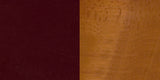 English Elm EE1241 Traditional Commercial Grade Wood Restaurant Barstool Burgundy Vinyl Seat/Cherry Wood Frame EEV-11412