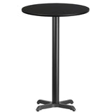 EE1253 Contemporary Commercial Grade Restaurant Dining Table and Bases - Bar Height [Single Unit]