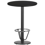 EE1263 Contemporary Commercial Grade Restaurant Dining Table and Bases - Bar Height [Single Unit]