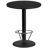 EE1269 Contemporary Commercial Grade Restaurant Dining Table and Bases - Bar Height [Single Unit]